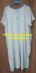Onyx (25SM323) Patt:Kaftan Box Style Black & White Strips