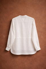 Ivory Button-Down Kurta