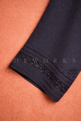 Black Tarkashi Embroidered Kurta