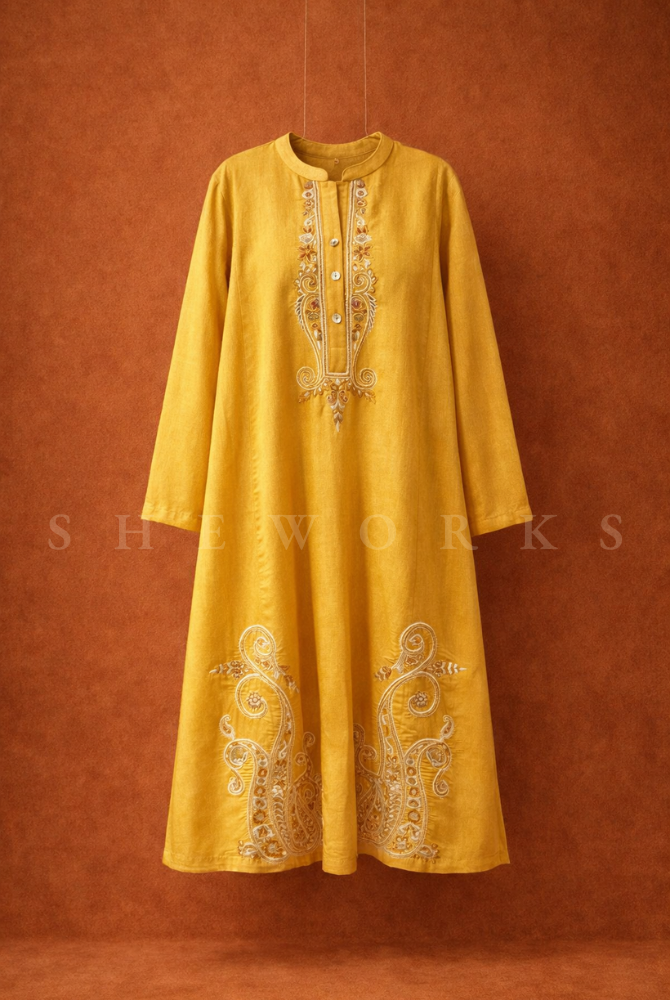 Sunlit Embroidered Kurta
