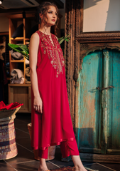 Sunira Maroon/sleeveless