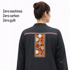 Black Chandni Kurta (Artisanal)