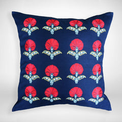 Baagh. Red Bloom. (Blue)