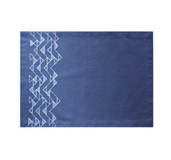 Triangle motif hand embroidered mats