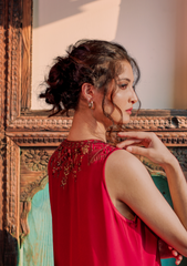 Sunira Maroon/sleeveless