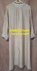 Sunlit (25SM320)Patt:Coz a line Golden Short Style Kaftan