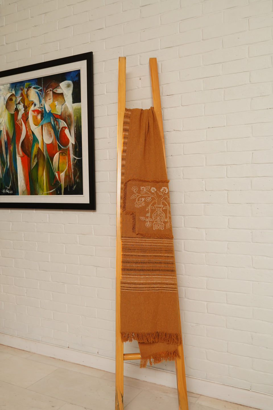 Natural Tan Throw