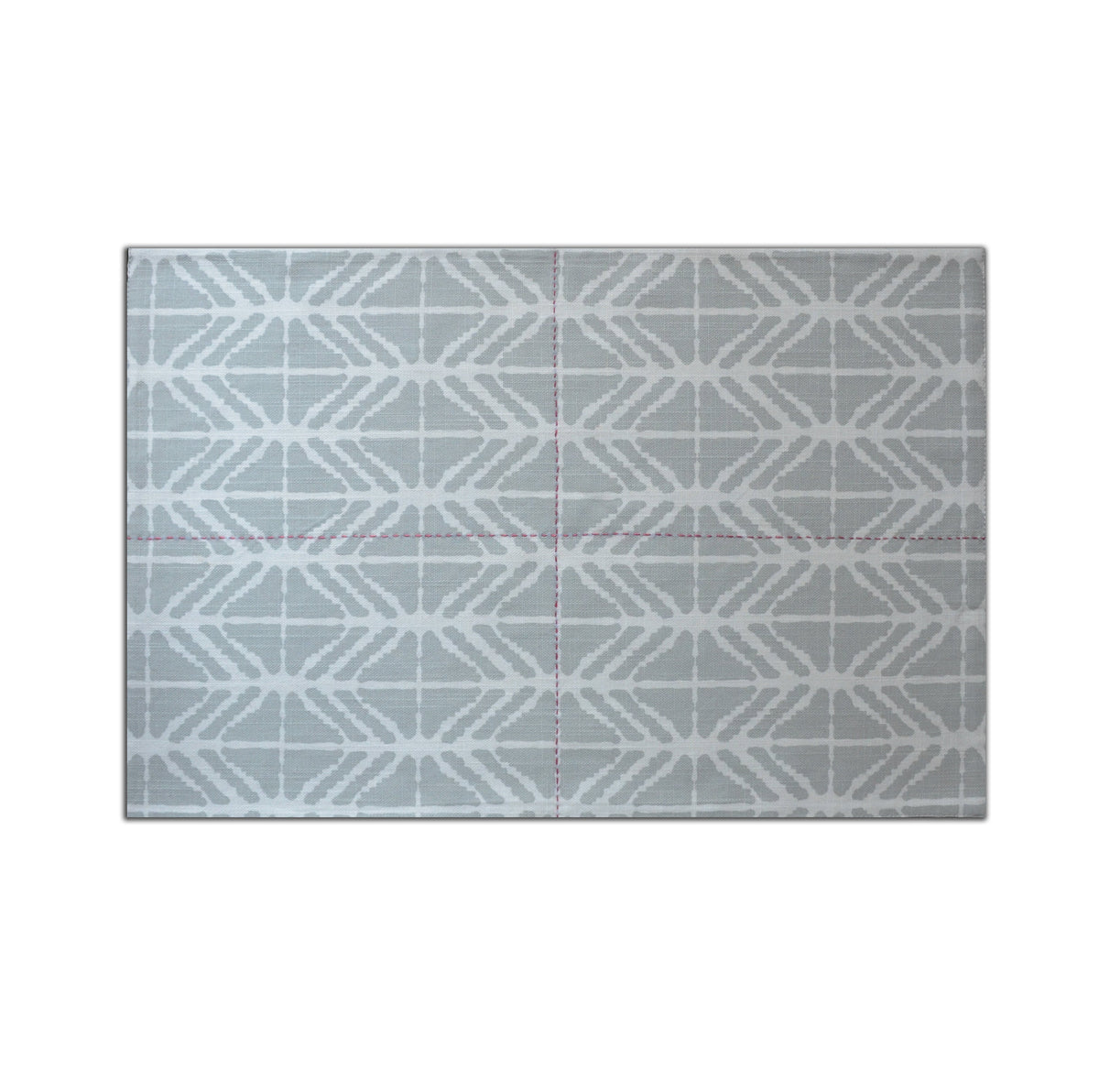 Printed hand embelished mat