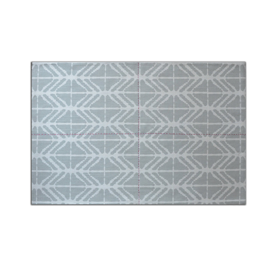 Printed hand embelished mat