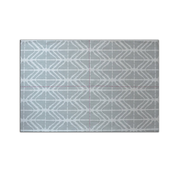 Printed hand embelished mat