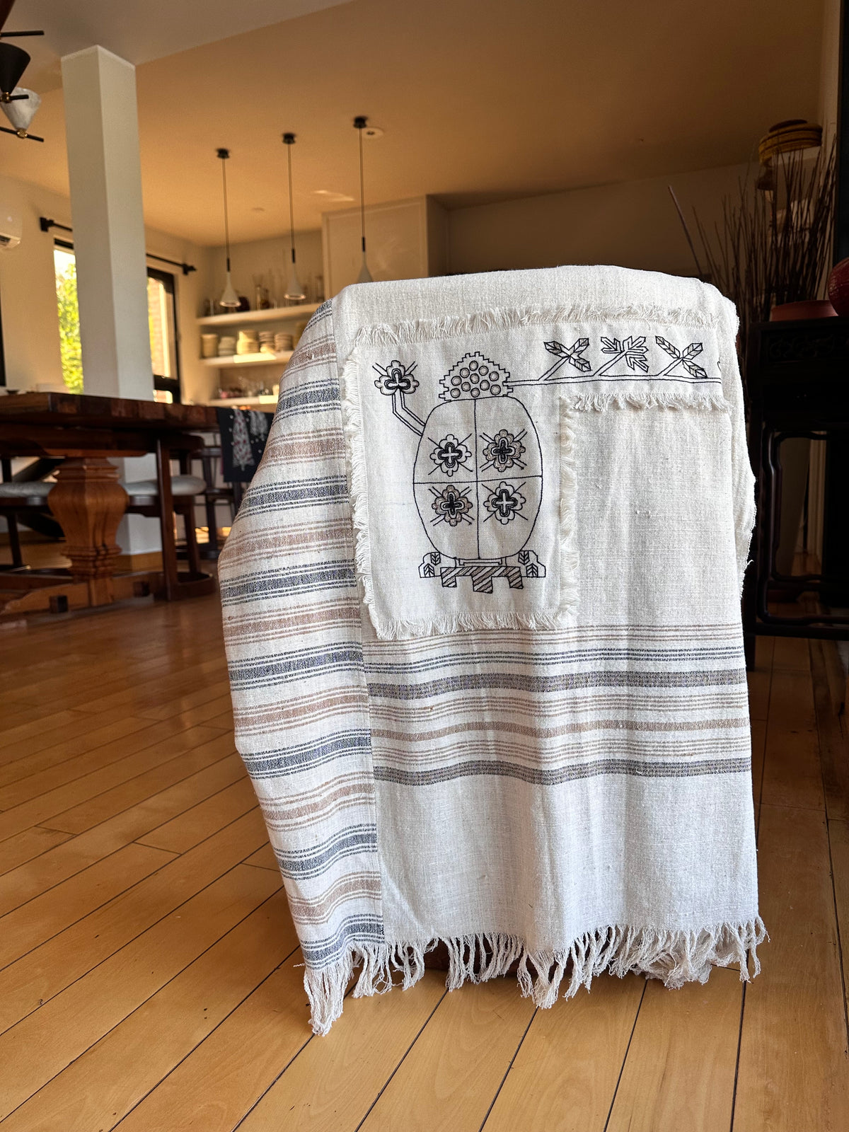 Hand Spun Woven Throw